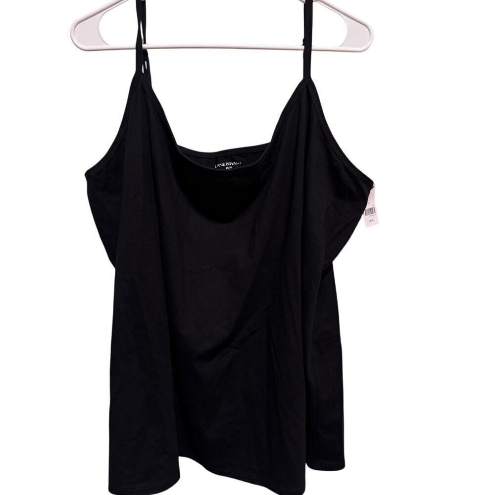 Lane Bryant Black Cami Tank Top Adjustable Straps Women's Plus Size 26/28